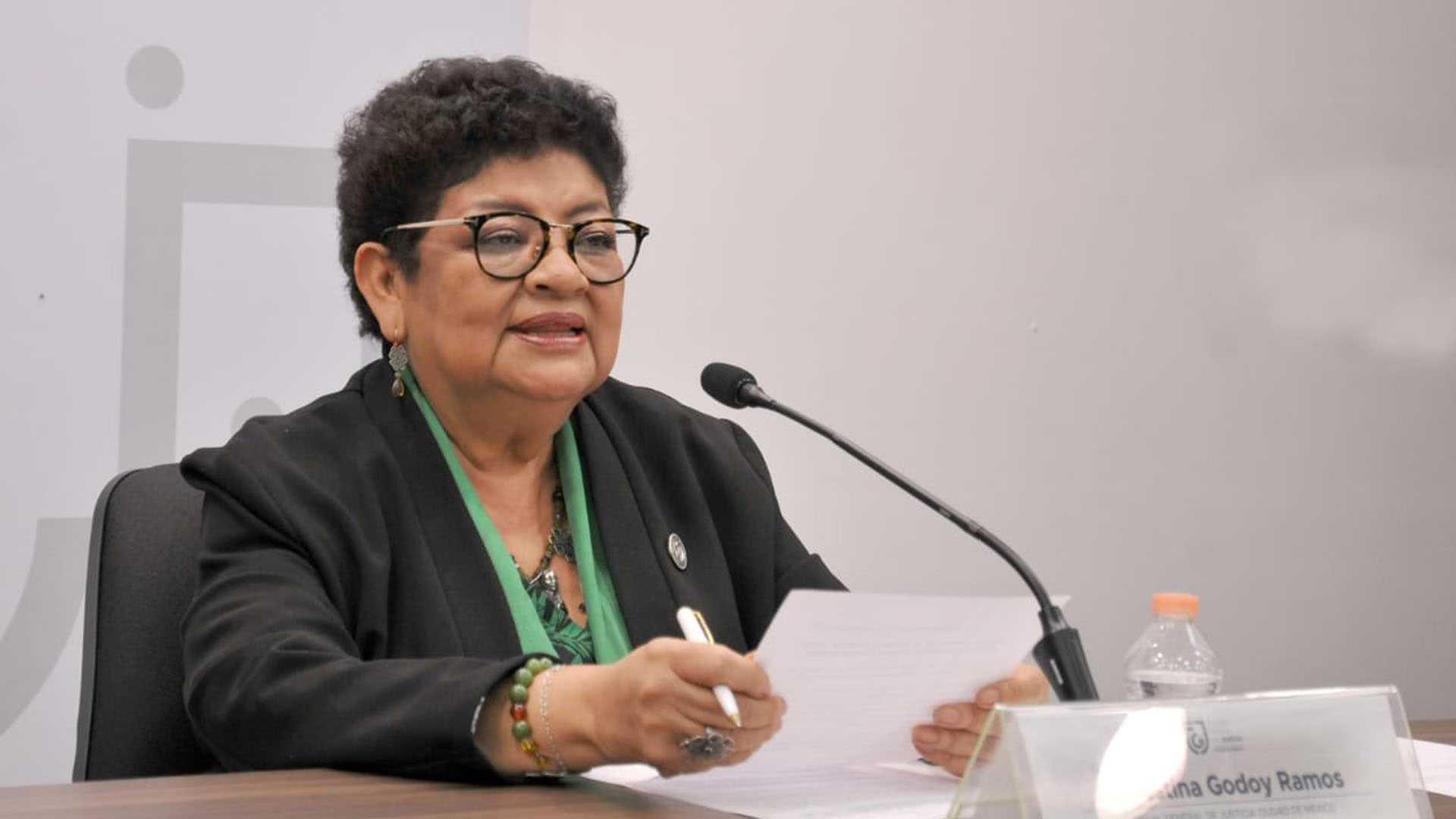 Conferencia de prensa ofrecida por la Fiscal General de Justicia de la Ciudad de México, Ernestina Godoy Ramos