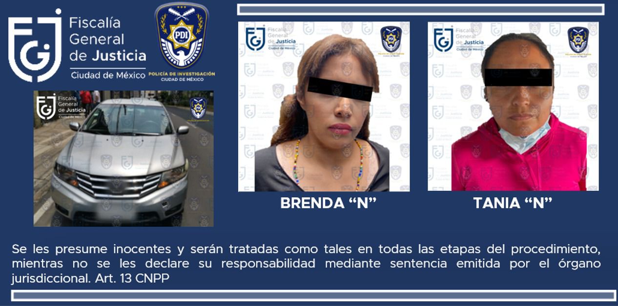 Aprehende policía de investigación a dos mujeres tras desaparición de una persona en la alcaldía Álvaro Obregón