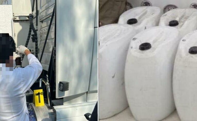 En Nuevo León vinculan a Proceso que transportaba 535 litros de metanfetamina