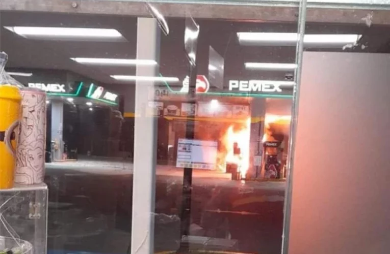 Michoacán se suma a la ola de violencia con una gasolinera incendiada