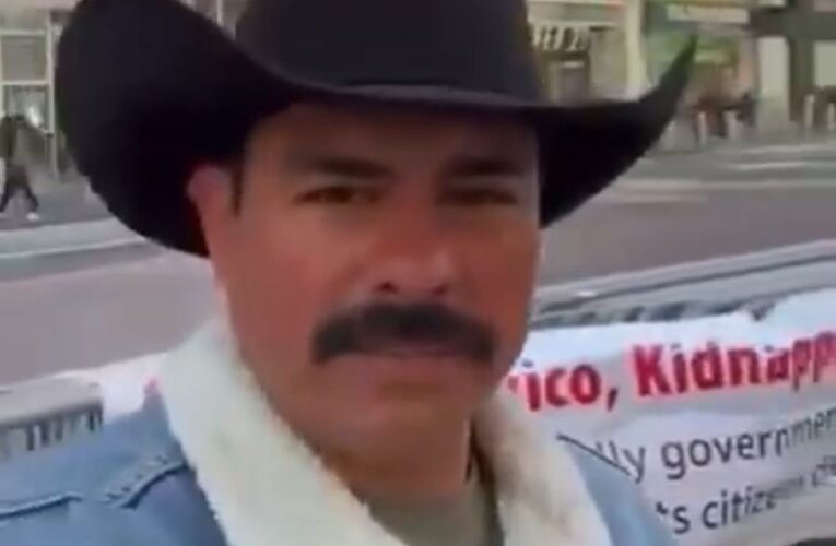 Fernando Ruiz Lleva su Protesta a Times Square: Denuncia la Violencia en Chiapas (Video)